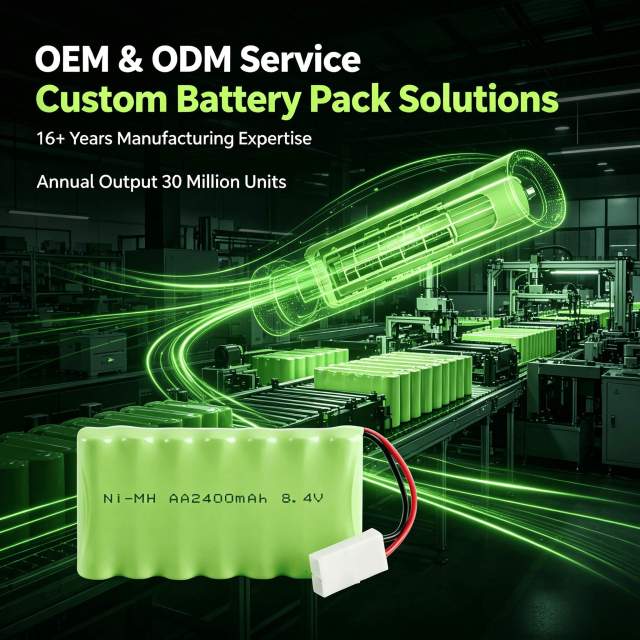 8.4V AA 2400mAh Ni-MH Rechargeable Battery Pack | Weijiang Power OEM Battery Factory