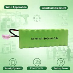 24V AA 1300mAh Ni-MH Rechargeable Battery Pack | Weijiang Power OEM Battery Factory