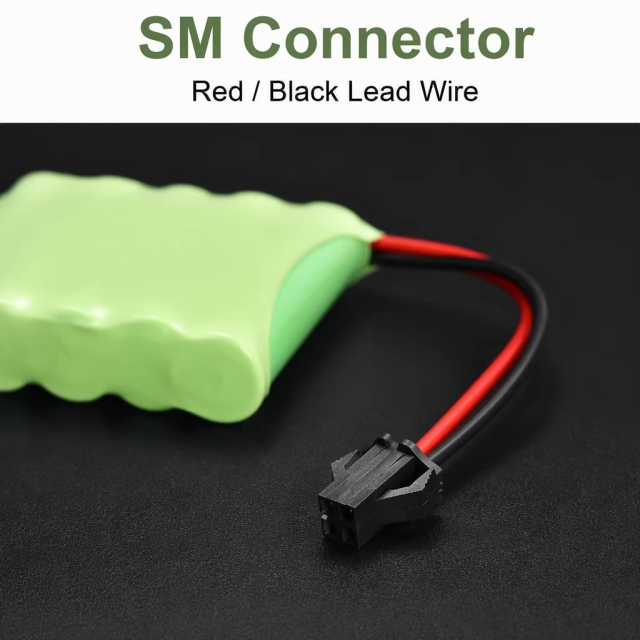 4.8V AA 2000mAh Ni-MH Rechargeable Battery Pack