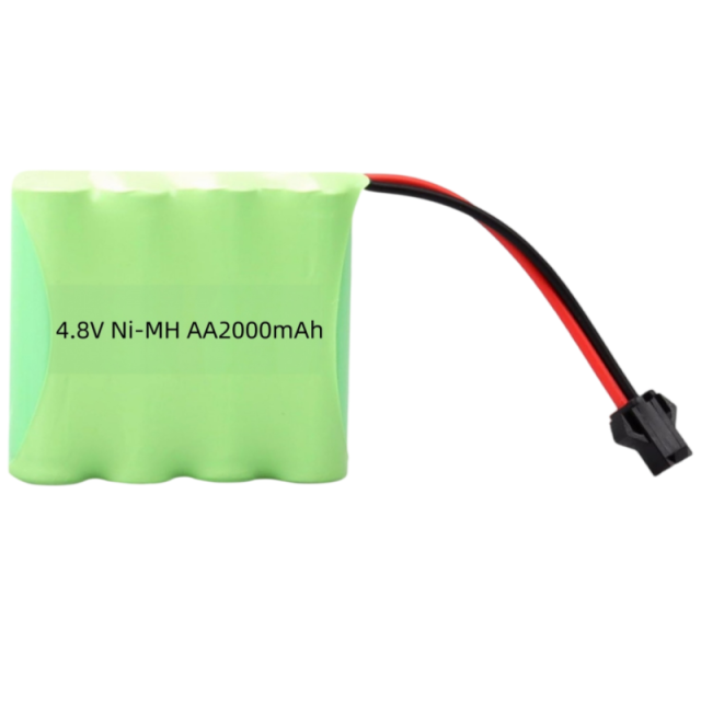 4.8V AA 2000mAh Ni-MH Rechargeable Battery Pack