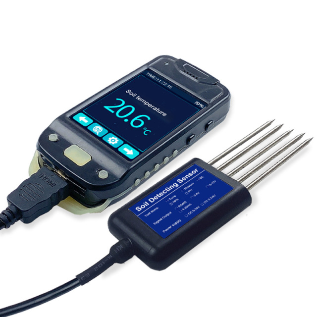 Portable Handheld Soil Meter Data Logger soil sensor moisture 7 In 1 soil moisture sensor probes