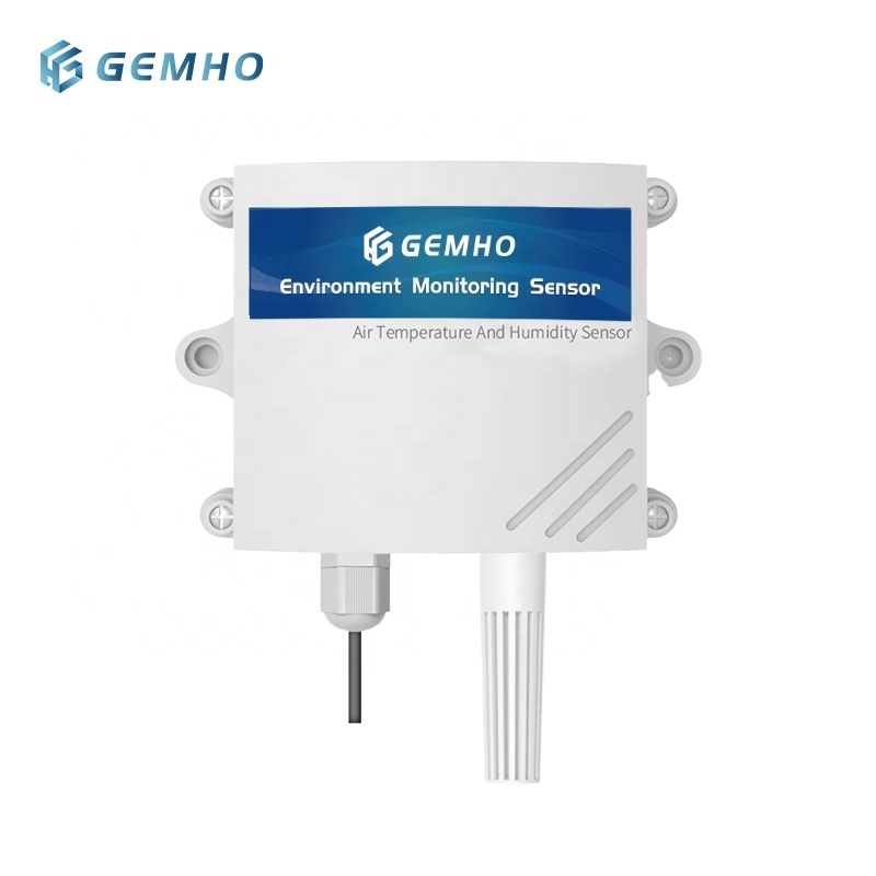 Smart Environmental Monitoring Outdoor Indoor Ambient Air Temperature and Humidity Sensor Probe RS485 4-20mA