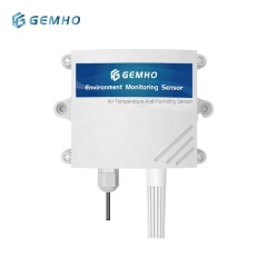 Smart Environmental Monitoring Outdoor Indoor Ambient Air Temperature and Humidity Sensor Probe RS485 4-20mA