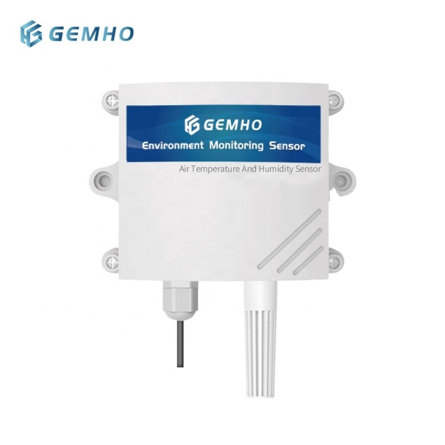 Smart Environmental Monitoring Outdoor Indoor Ambient Air Temperature and Humidity Sensor Probe RS485 4-20mA