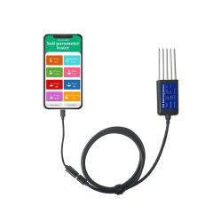 Mobile Soil Monitoring Sensor High Precision Soil NPK Temperature And Humidity 8 IN 1 Sensor