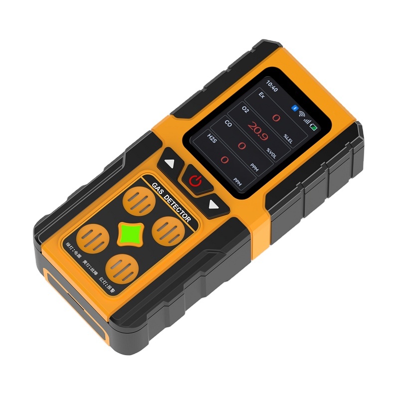 Portable 4-in-1 Gas Leak Detector Multi-Gas Detection for Workplace Safety