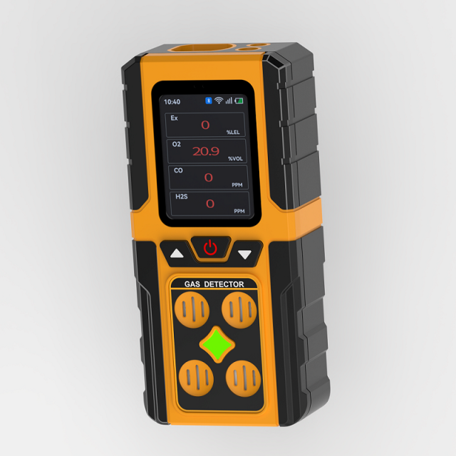 Portable 4-in-1 Gas Leak Detector Multi-Gas Detection for Workplace Safety