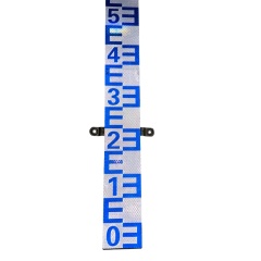 Water Depth Measuring Scale Designed for Hydrology & Water Management