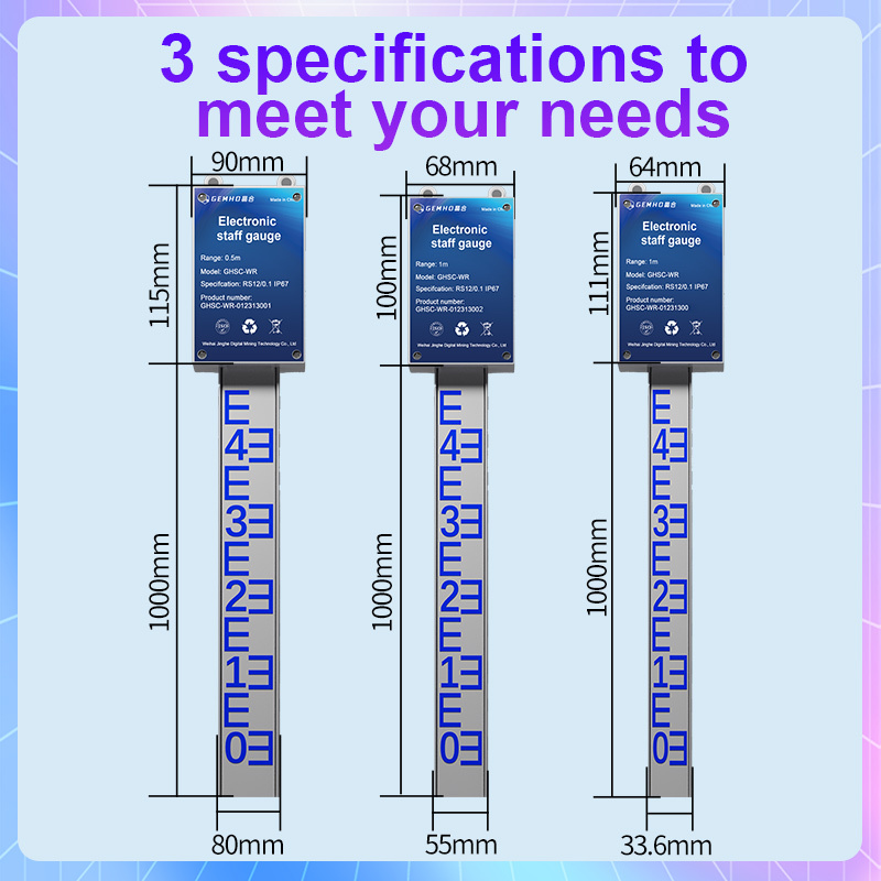 Water Depth Measuring Scale Designed for Hydrology & Water Management