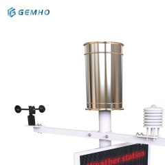 [2025 New Product] Weather Monitoring System for Farmland – 7-in-1 Soil Tester, Rainfall, Wind Speed, Air Temp & Humidity, Solar Radiation