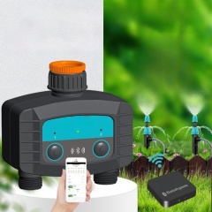 Bluetooth-Controlled Dual Watering Timer Easy App Scheduling for Garden