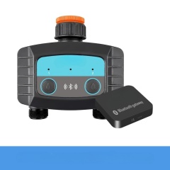 Bluetooth-Controlled Dual Watering Timer Easy App Scheduling for Garden