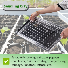 Universal Seed Seeder Tool – Multi-Hole Sowing Plate for Tiny Vegetable and Herb Seeds