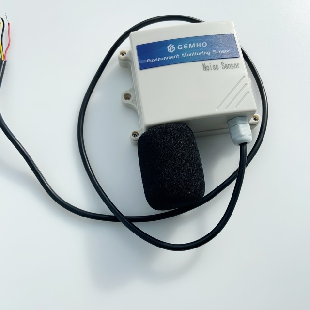 RS485 4-20mA Industrial Noise Sensor Decibel Detector for Environmental Sound Monitoring