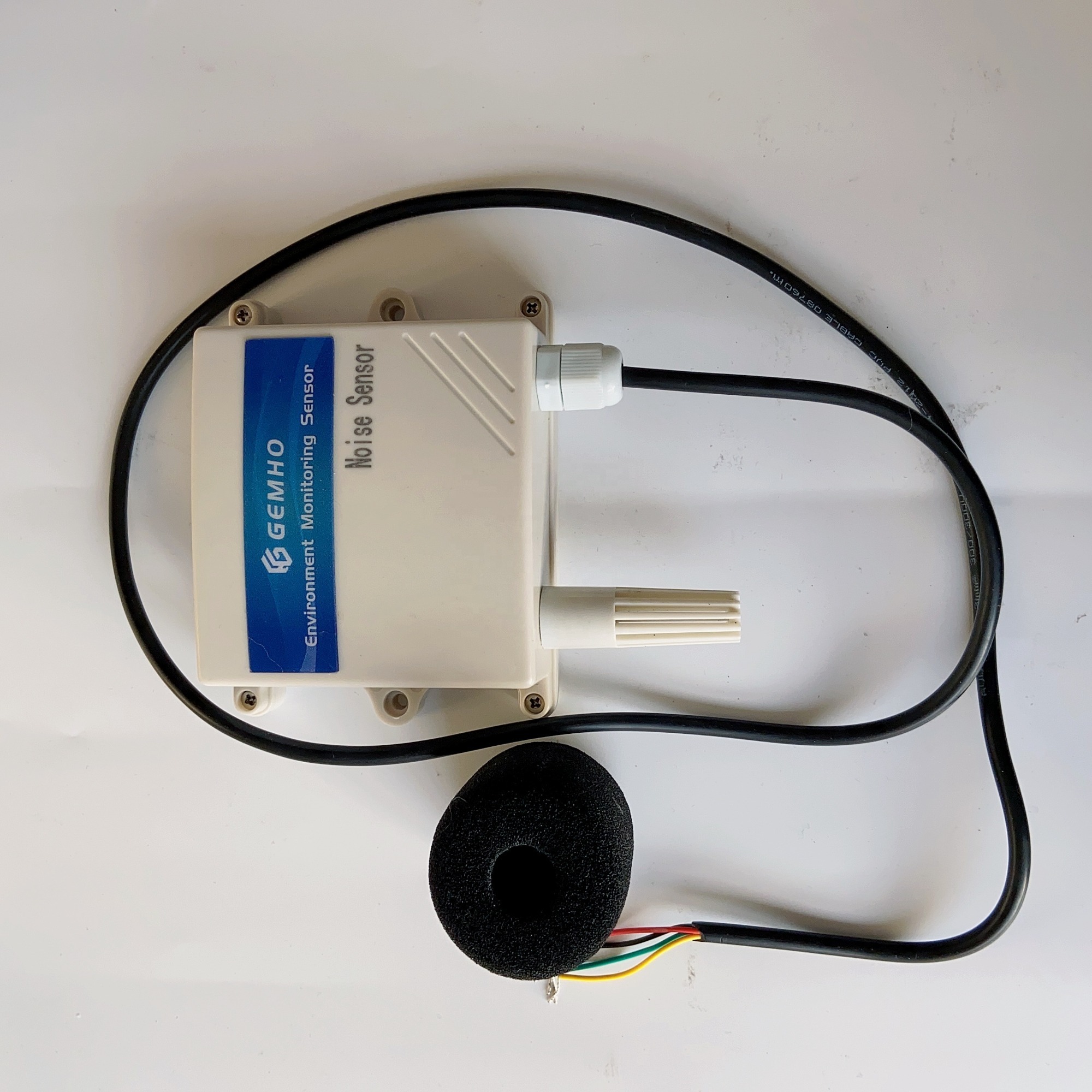 Wall Mounted Rs485 4-20ma Noise Sensor Alarm Construction Site Using Noise Level Monitoring System Gemho