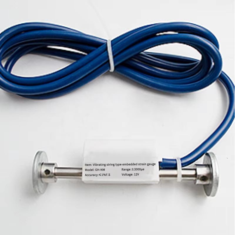 Gemho Weldable Vibrating Wire Strain Gauge Vibrating Strain Gauge Strainmeter for Geologic