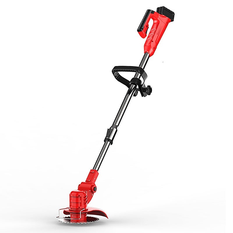 High Power Grass Cutter Weeding Machine Lithium Battery Brushless Lightweight Portable Electric Lawn Mower for Farmland Garden Courtyard