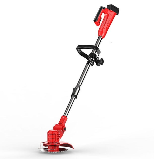 High Power Grass Cutter Weeding Machine Lithium Battery Brushless Lightweight Portable Electric Lawn Mower for Farmland Garden Courtyard