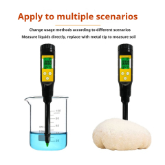 LCD Digital Soil Tester with Bluetooth Temperature pH Meter for Soil Plant Flower OEM