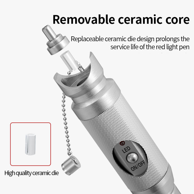 Visual Fault Locator Fiber Optic Red Light Pen – 650nm Laser Tester for SC/FC Connector and FTTH Network