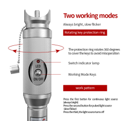 Visual Fault Locator Fiber Optic Red Light Pen – 650nm Laser Tester for SC/FC Connector and FTTH Network