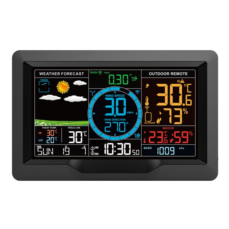 Weather Detecter Wireless Weather Station with Wind Speed, Rainfall & Direction ...