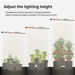 100w/300W/400W Dual Full Spectrum+UV+FR IR LED Grow Light Built in Driver 0-10V Control PC Cover New Fashion