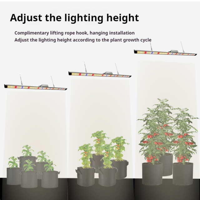 100w/300W/400W Dual Full Spectrum+UV+FR IR LED Grow Light Built in Driver 0-10V Control PC Cover New Fashion