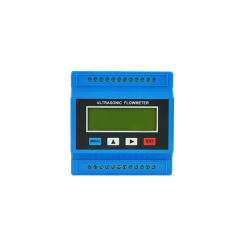 Gemho Ultrasonic Water Flow Meter Digital LCD Display for Hot Water Fuel Oil RS485 Sensor Data Logger