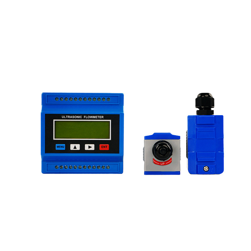 Gemho Ultrasonic Water Flow Meter Digital LCD Display for Hot Water Fuel Oil RS485 Sensor Data Logger