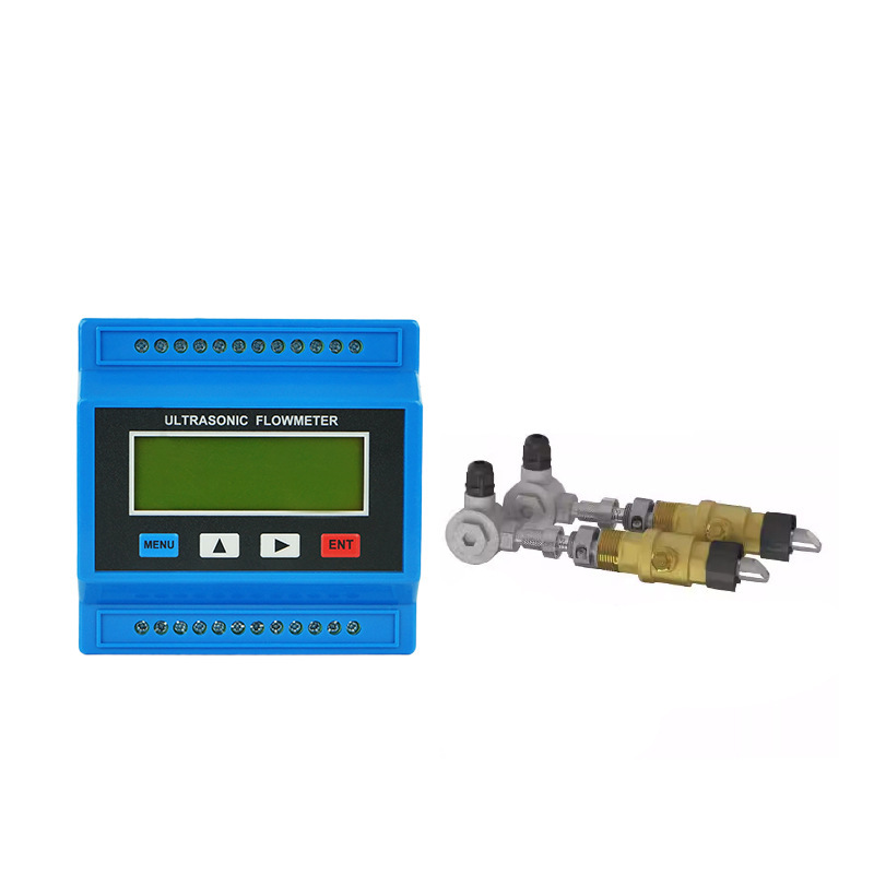 RS485 Ultrasonic Flow Sensor with LCD Display for Hot Water Fuel Oil and Liquid Media