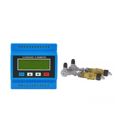 RS485 Ultrasonic Flow Sensor with LCD Display for Hot Water Fuel Oil and Liquid Media