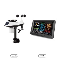 Professional Wireless Weather Station with Wind, Rain & Temperature Monitoring – USB Rechargeable, Multi-sensor, Accurate Forecast