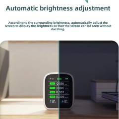 Best Selling WiFi 8 in 1 Tuya PM2.5 Air Quality Detector Digital Indoor Air Quality Monitor for Home Greenhouse