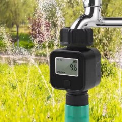 New LCD Display Irrigation Measuring Water Flow Water Flow Meter Watering Controller Water Flow Meter