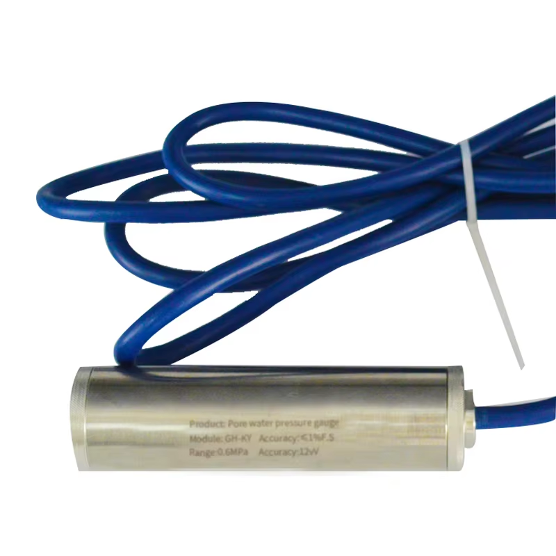 IP68 Standard Design Vibrating Wire Piezometer Digital Osmometer Built-in Intelligent Temperature Sensor