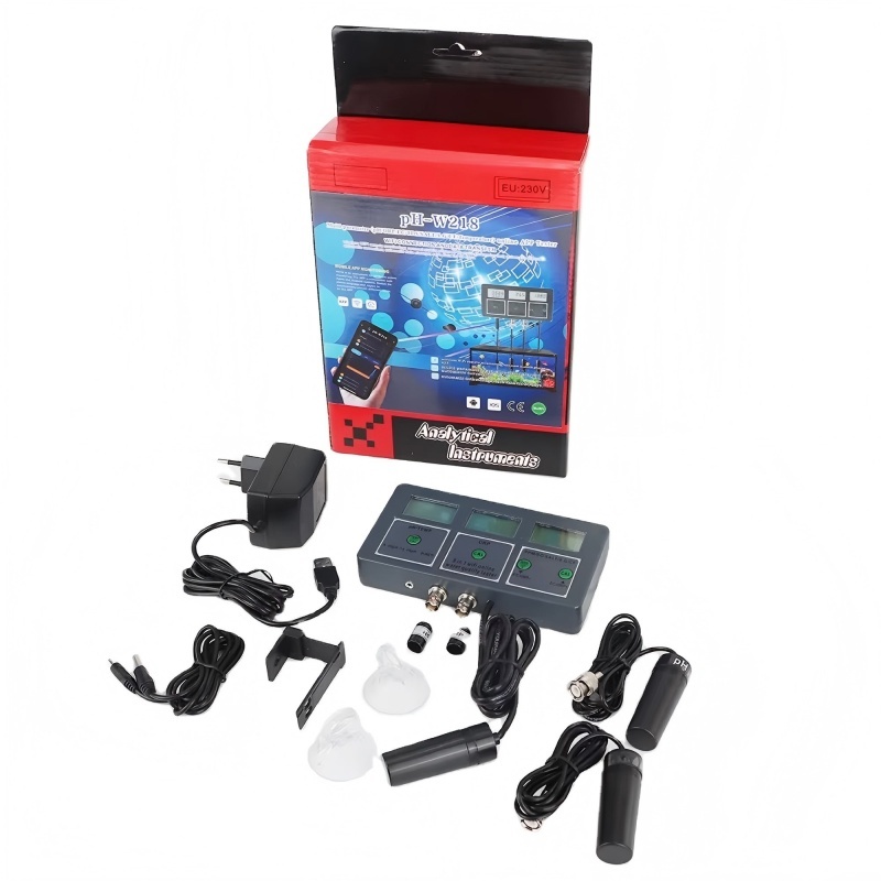 8 in 1 Wifi Digital PH/Temperature/ORP/EC/PPM/Salt/S.G/CF Online Water Analyzer for Laboratory and Swimming Pool