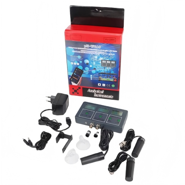 8 in 1 Wifi Digital PH/Temperature/ORP/EC/PPM/Salt/S.G/CF Online Water Analyzer for Laboratory and Swimming Pool