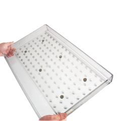 Acrylic Seedling Tray Seeder Uniform Seeding Device for Small Seeds, Portable & Efficient