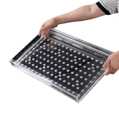 Acrylic Seedling Tray Seeder Uniform Seeding Device for Small Seeds, Portable & Efficient