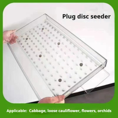 Acrylic Seedling Tray Seeder Uniform Seeding Device for Small Seeds, Portable & Efficient
