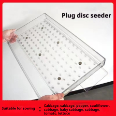 Acrylic Seedling Tray Seeder Uniform Seeding Device for Small Seeds, Portable & Efficient