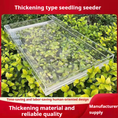 Acrylic Seedling Tray Seeder Uniform Seeding Device for Small Seeds, Portable & Efficient