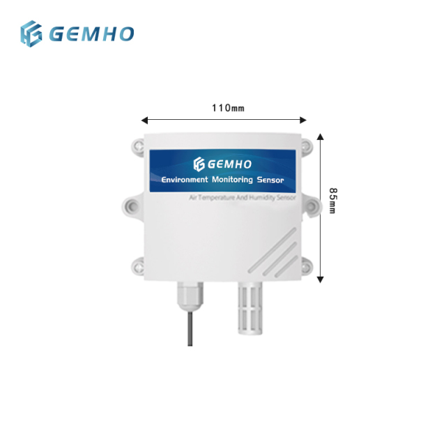 RS485 IOT Weather Sensor-All-In-One Indoor Greenhouse Temperature, Humidity, CO2, Illuminance, and PM2.5/PM10 Sensor