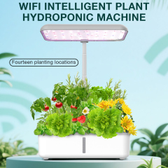 Tuya WiFi Smart Hydroponic Growing System with LED Grow Light, Automatic Pump Indoor Herb Garden Planter Kit for Home Gardening