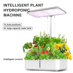 Tuya WiFi Smart Hydroponic Growing System with LED Grow Light, Automatic Pump Indoor Herb Garden Planter Kit for Home Gardening