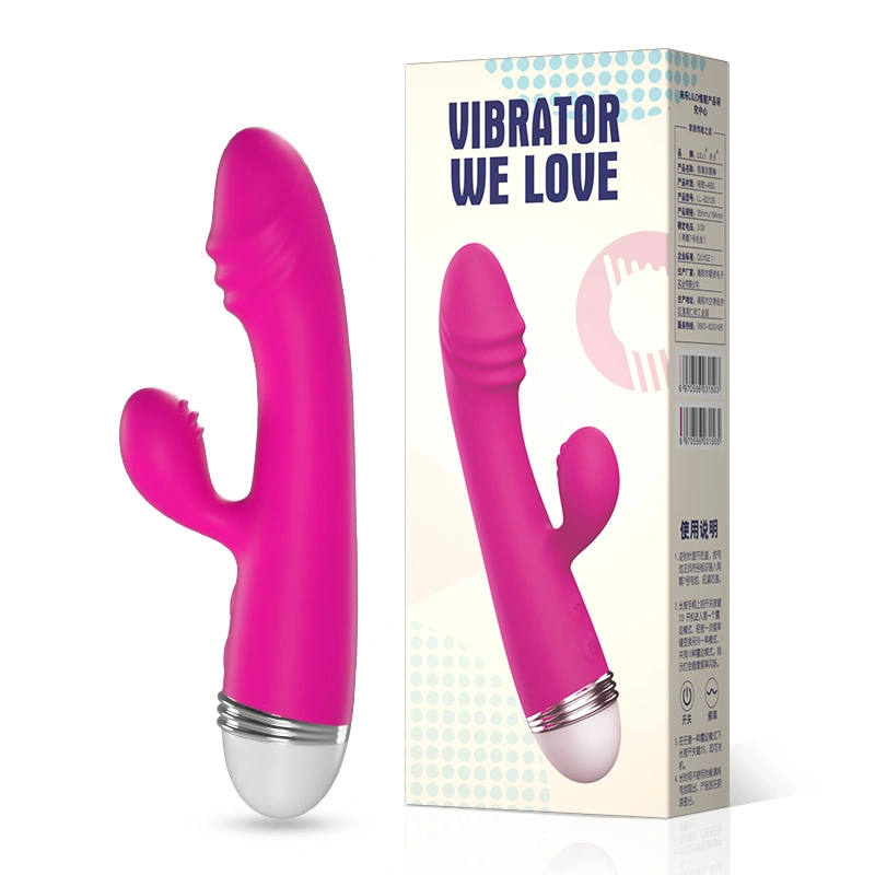 Double orgasm vibrator, internal and external dual vibration, 10-band frequency modulation