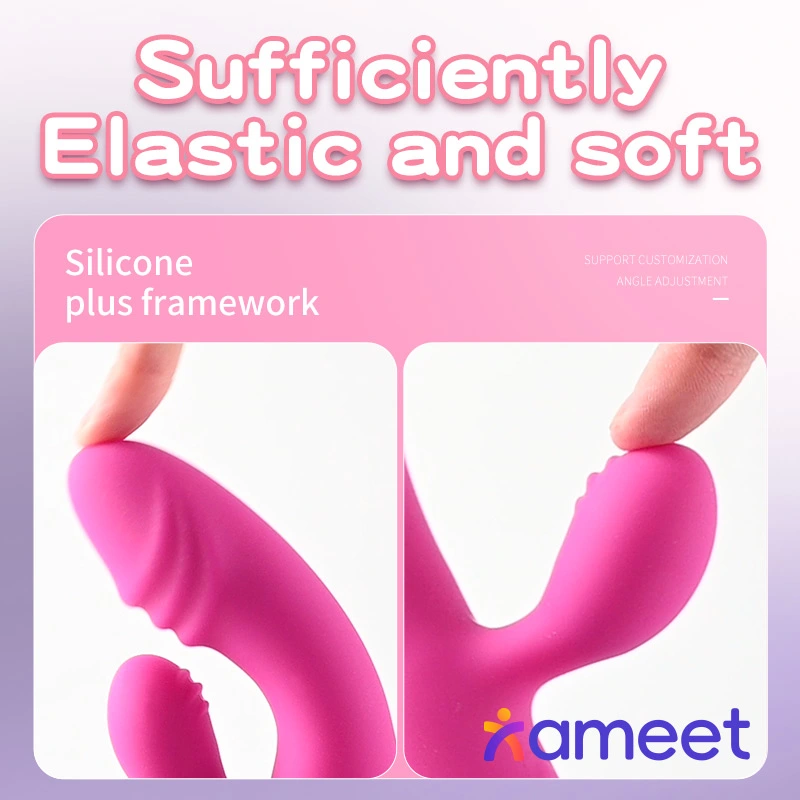 Double orgasm vibrator, internal and external dual vibration, 10-band frequency modulation