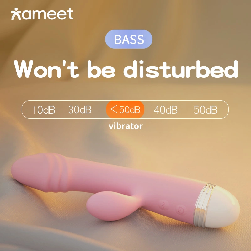 Double orgasm vibrator, internal and external dual vibration, 10-band frequency modulation