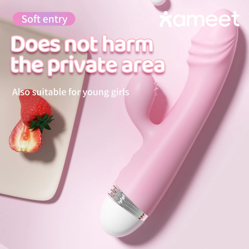 Double orgasm vibrator, internal and external dual vibration, 10-band frequency modulation